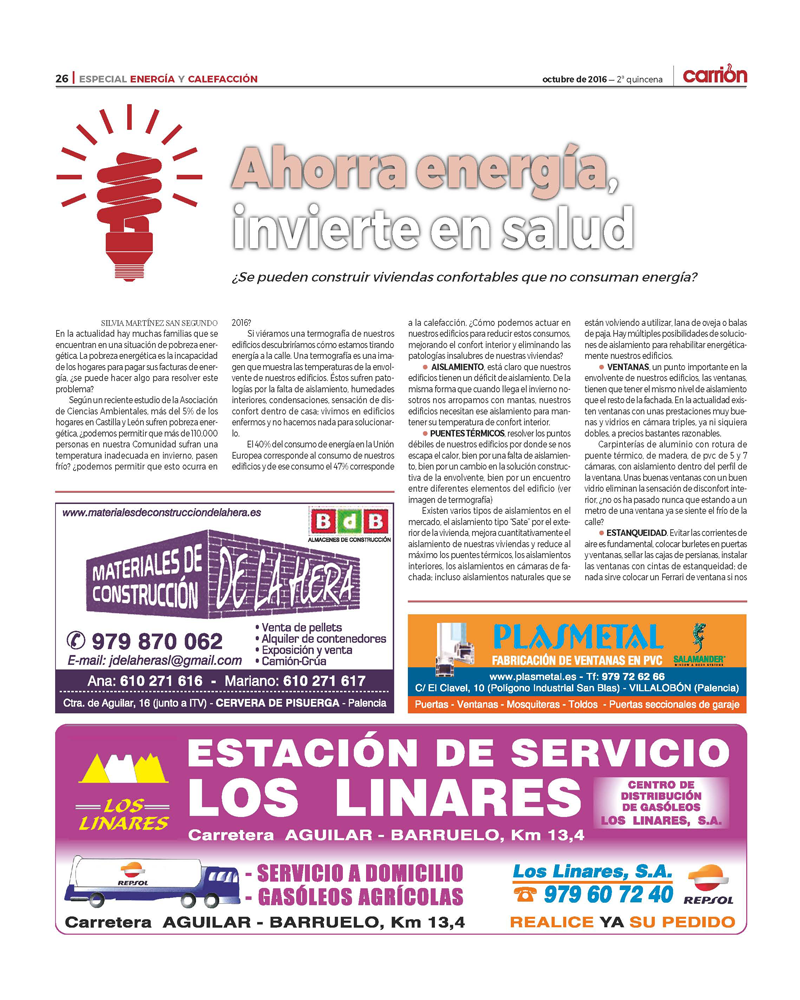 Ahorra energía invierte en salud