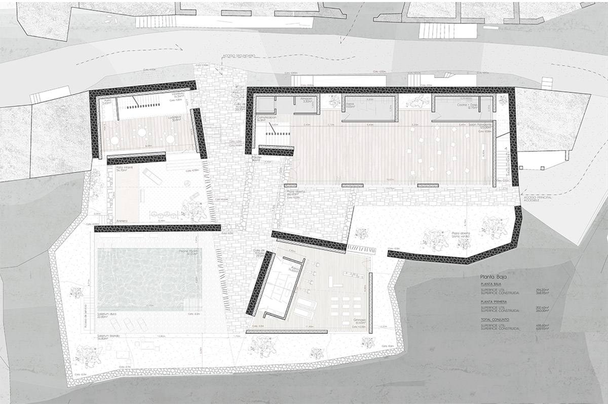 COANDA PASSIVHAUS - concurso de arquitectura - centro social passivhaus en Padornelo - render